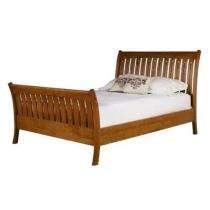 Teakwood Panel King Bed 6 x 6 ft Brown_0