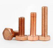 Uniisteel Tekk M4 - M16 Copper Hexagon Head Bolts 6.8 100 mm_0