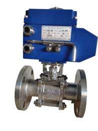 Jakflow Electrical Actuator SS Ball Valves 50 mm Flange PN 1.6 JFVMOVBLV02_0