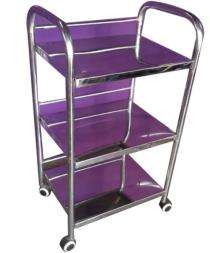 Aarun 4 Wheels Tray Rack Trolley 4 ft_0