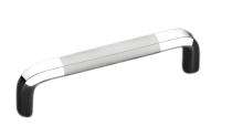 Zinc Alloy Rectangular Door Handles Chrome_0