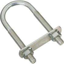 Alif 1/2 inch Galvanized Iron U Clamps ISO_0