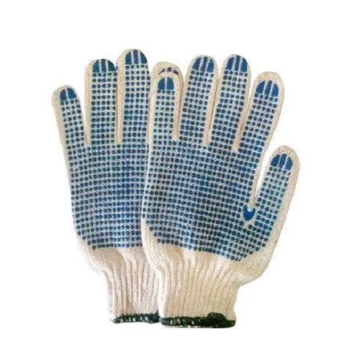 Dotted Cotton Safety Gloves Standard_0