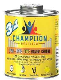 Champiion SE70 Low VOC PVC/UPVC/CPVC Solvent Cement_0