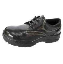 Leather Steel Toe Safety Shoes Black_0