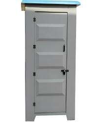 Bhawani FRP 8 ft Portable Toilet Cabin Grey_0