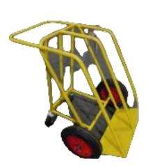 Bhuruka 200 kg Double Trolley Cylinder Trolley CT01 Gas 40 mm_0