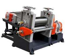 2 Rolls Semi Automatic Calender Machine 50 TPD_0