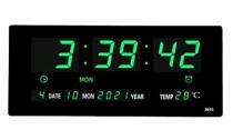 LED ABS Plastic Round Wall Clocks_0