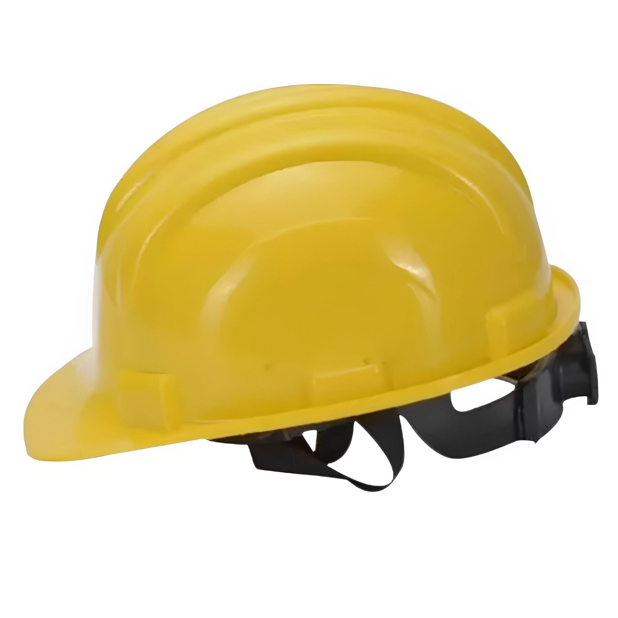 HDPE Yellow Air Ventilated Safety Helmets_0
