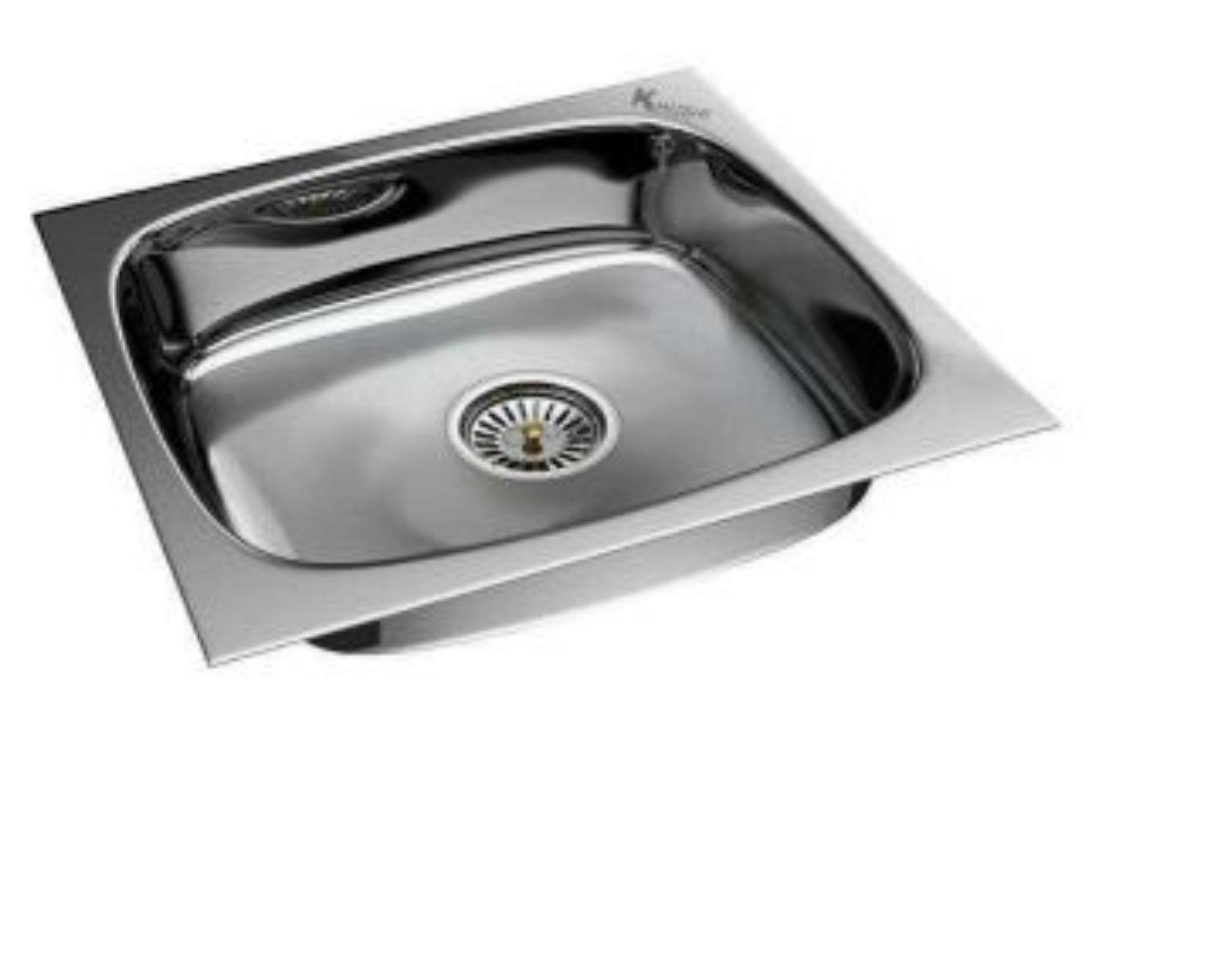 Jindal Stainless Steel Kitchen Sink Single Bowl KD-J1 24 x 18 x 10 inch_0