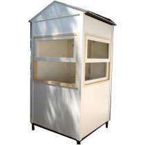 UNO Mild Steel 8 ft Portable Security Cabin_0