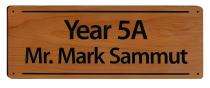 Wooden Rectangular 2 mm Name Plates_0