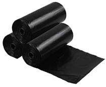 Plastic Trash Garbage Bags 120 L 40 micron Black_0