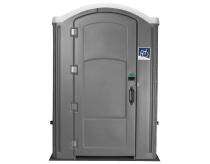 Siddhi Steel 7 ft Portable Toilet Cabin Grey_0
