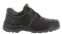 BESTRUN S1 Full Grain CG Leather Steel Toe Safety Shoes Black_0