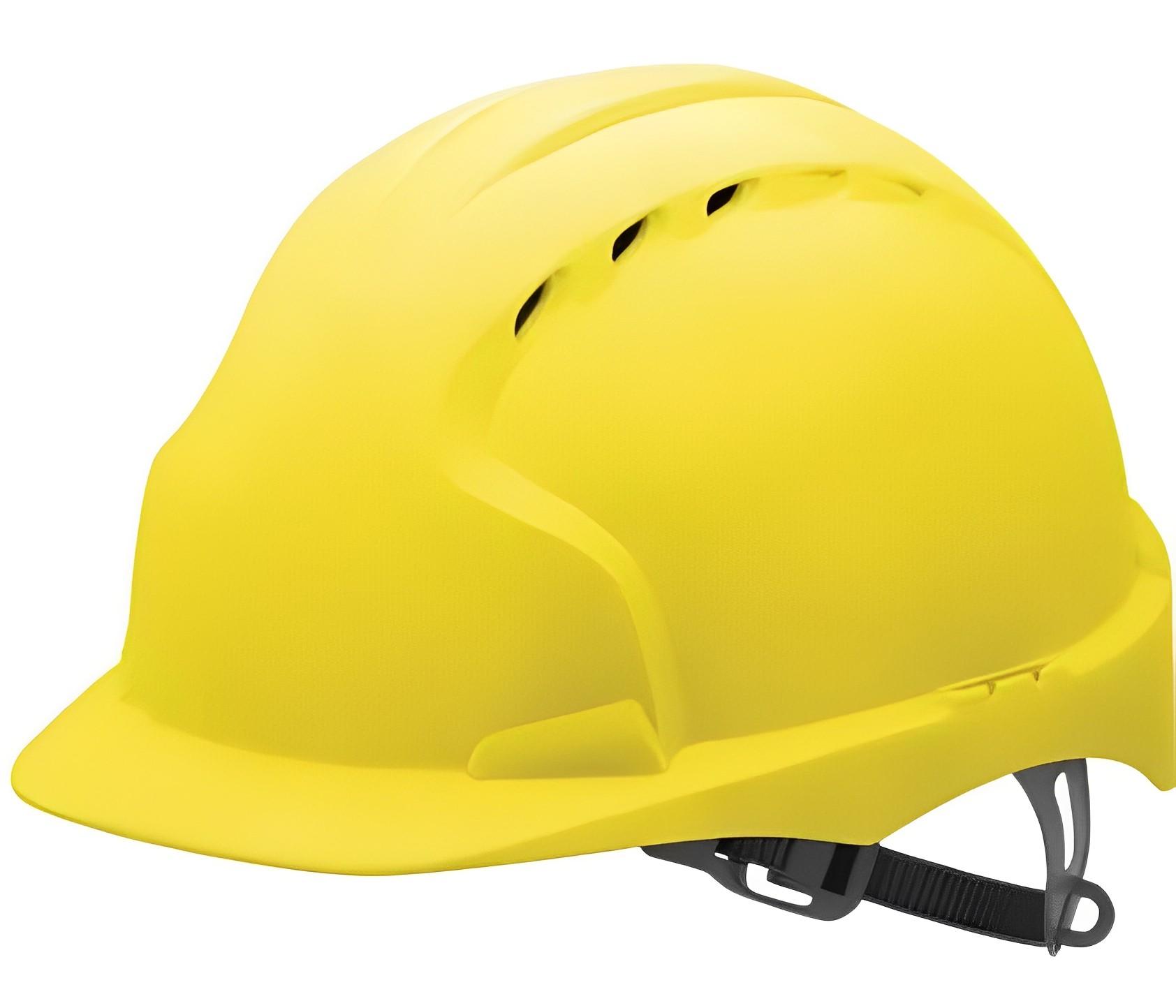 ABS Yellow Air Ventilated Safety Helmets_0