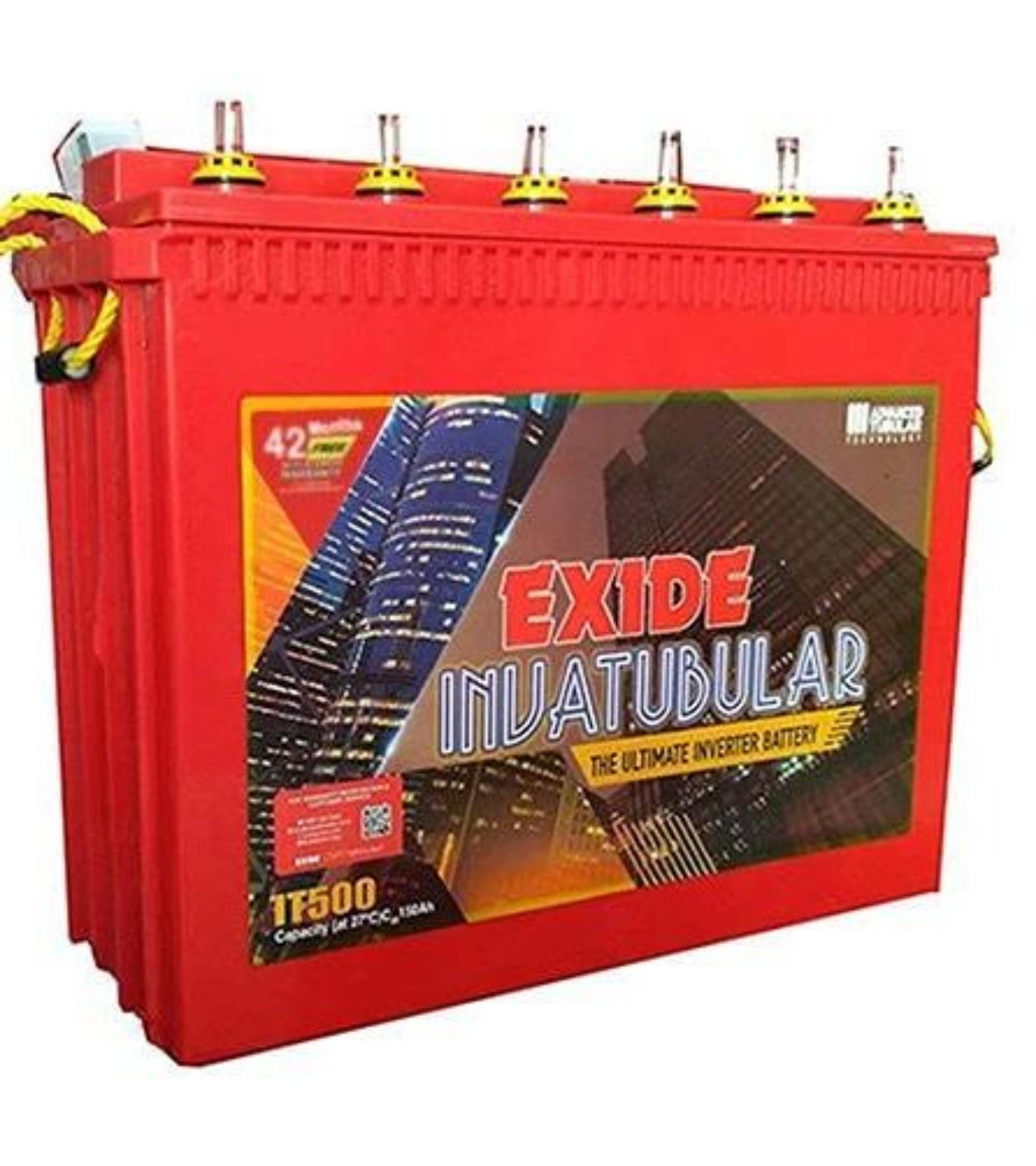 EXIDE IT500 Tubular 12 V 150 Ah Lead Acid Batteries_0