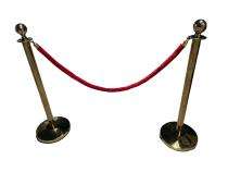 Floor Mount Rope Stanchion Barrier_0