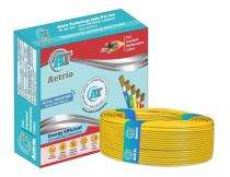 Aetrio 0.5 sqmm FR PVC Electric Wire Yellow 90 m_0
