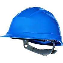 Plastic Blue Air Ventilated Safety Helmets_0