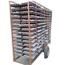 Simran 2 Wheels Tray Rack Trolley 6 ft_0