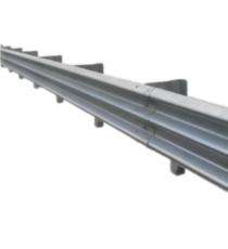 Mechtech W Beam Metal Crash Barrier Galvanized Steel 318 mm_0