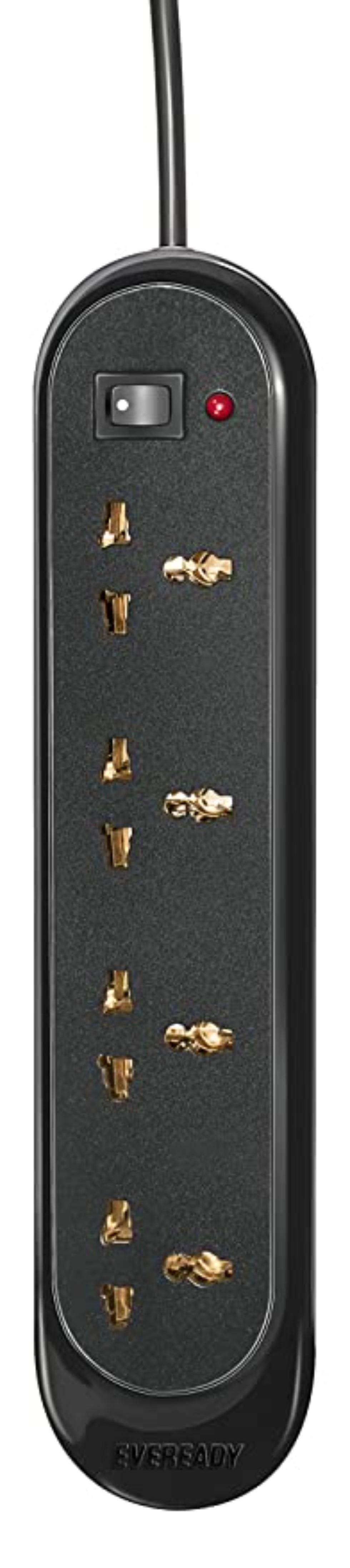 EVEREADY Strip 4 Socket 3 Pin 2.5 m Extension Board_0