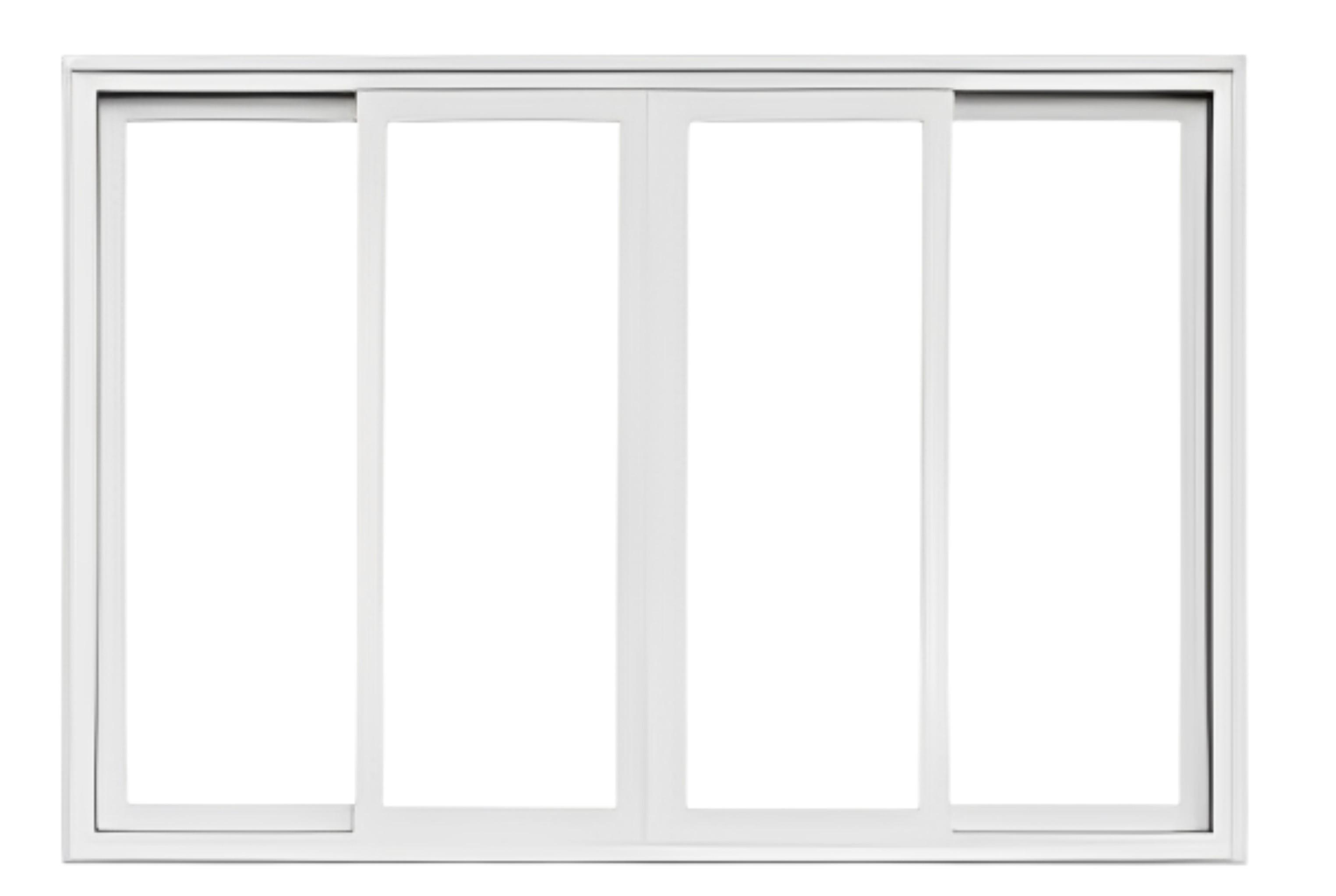 OKOTECH Sliding Plastic UPVC Windows 7 x 3 ft AP-603_0