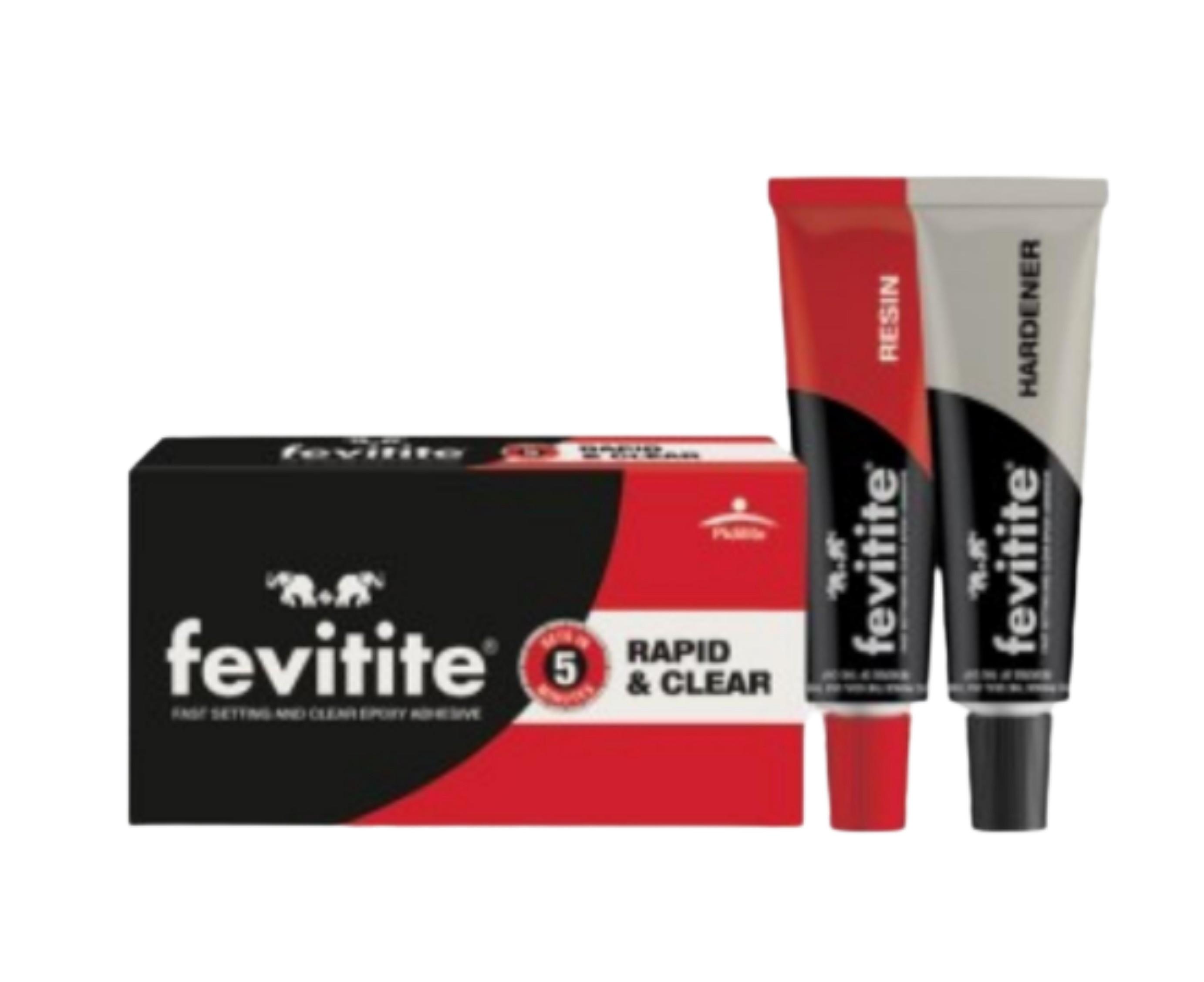 Fevitite Epoxy Adhesive Rapid & Clear Two Part_0