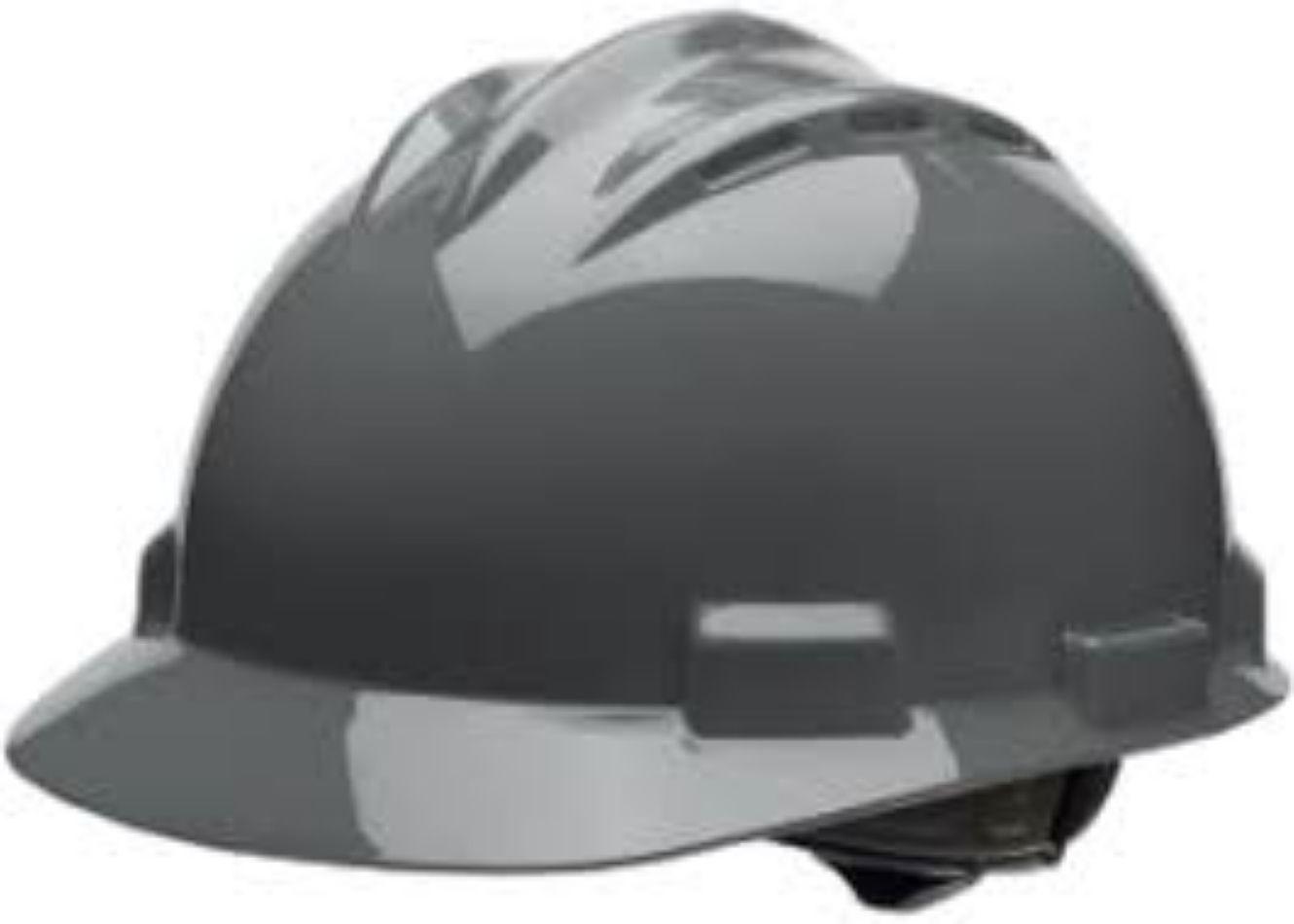 HDPE Grey Fusion Safety Helmets_0