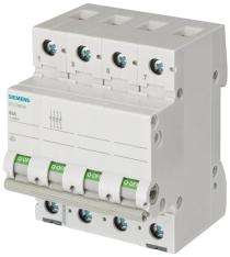 SIEMENS 55L64637RC Four Pole 63 A B MCB_0