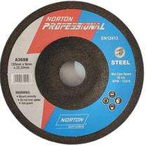 NORTON 125 mm Grinding Wheels A36SB 6 mm 12229 rpm 22.23 mm_0
