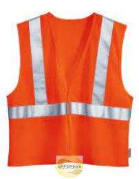 Nylon Safety Jackets S Without Sleeves Orange_0