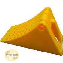 SAFENESS 350 mm ABS Plastic Wheel Chock A002 Yellow_0