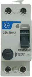 L&T Double Pole 25 A C MCB_0