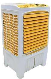 Modish Plastic White and Yellow 65 L Domestic Air Cooler_0