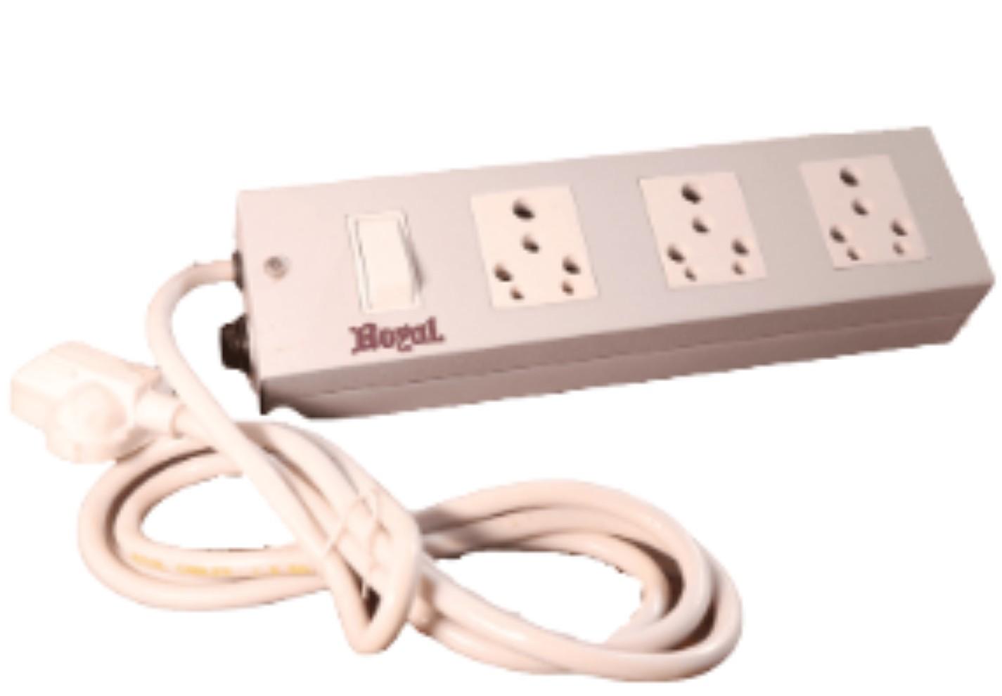 Power Strip 3 Socket 3 Pin Extension Board_0