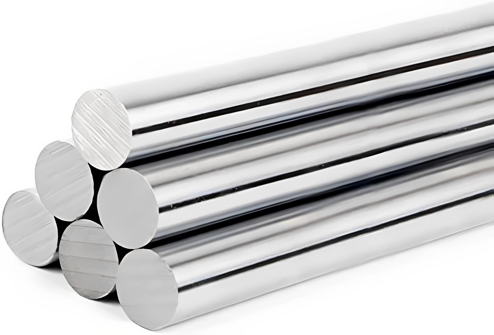 SHREE 304 34 mm Stainless Steel Round Bars Polished 9 m_0