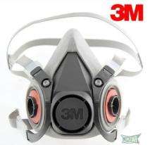 3M Respirator Half Face IP65 Thermoplastic Elastomer Black and Grey_0