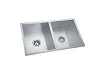 Parryware Stainless Steel Kitchen Sink Double Bowl ESQUA 787 x 457 x 203 mm_0
