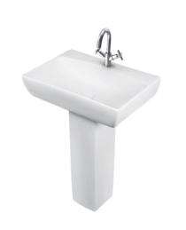 Simpolo Wash Basin SLATY Full Pedestal_0