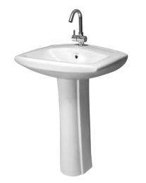 Simpolo Wash Basin RETRO Full Pedestal_0
