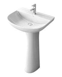 Simpolo Wash Basin REFIN Full Pedestal_0