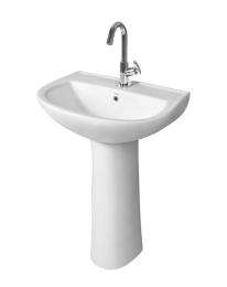 Simpolo Wash Basin VELLIS Full Pedestal_0