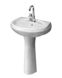 Simpolo Wash Basin STEPHY Full Pedestal_0