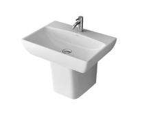Simpolo Wash Basin SLATY Half Pedestal_0