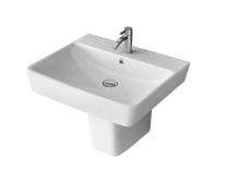 Simpolo Wash Basin SELDOM Half Pedestal_0