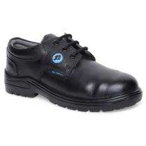 Bata BS 2000 Derby Buff Smooth Leather Steel Toe 200 J Safety Shoes Black_0
