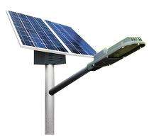 Cool White LED Aluminium 22 Ah Solar Street Light_0